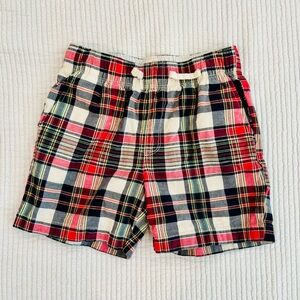 Boys Madras Dock Shorts